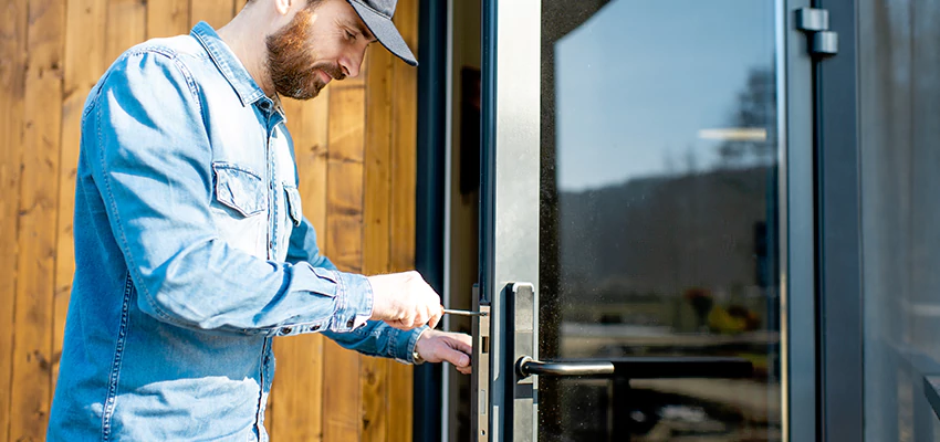 Frameless Glass Storefront Door Locks Replacement in South Lake Tahoe, CA